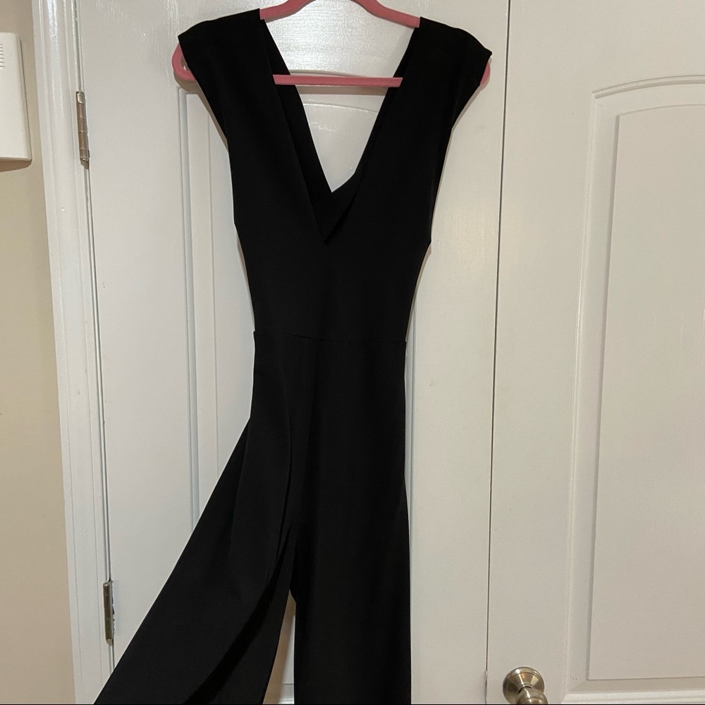 Lulus Thinking Out Loud Black Backless Jumpsuit - Picture 4 of 9